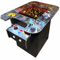 Cocktail Arcade Machine Built for Two-Player Gaming, 412 Classic Games, designed for long-term use, Home Size