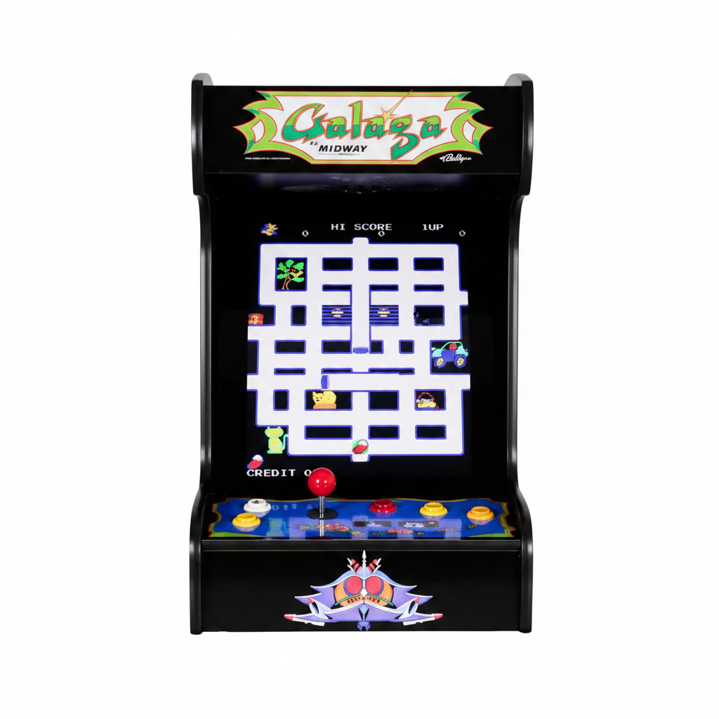 60 Classic Retro Games Tabletop Arcade Machine by  (Black)